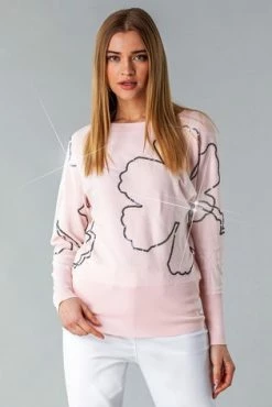 Roman Pink Sequin Flower Jumper 11 Roman Pink Sequin Flower Jumper -Roman Sales Shop unnamed file 9562