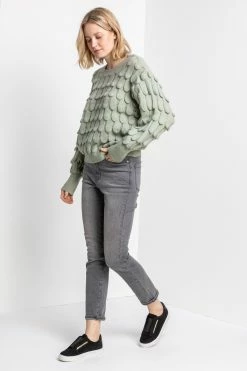 Roman Green Scallop Textured Knit Jumper 13 Roman Green Scallop Textured Knit Jumper -Roman Sales Shop unnamed file 9566