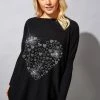 Roman Black Heart Embellished Tunic Lounge Jumper 2 Roman Black Heart Embellished Tunic Lounge Jumper -Roman Sales Shop unnamed file 9586