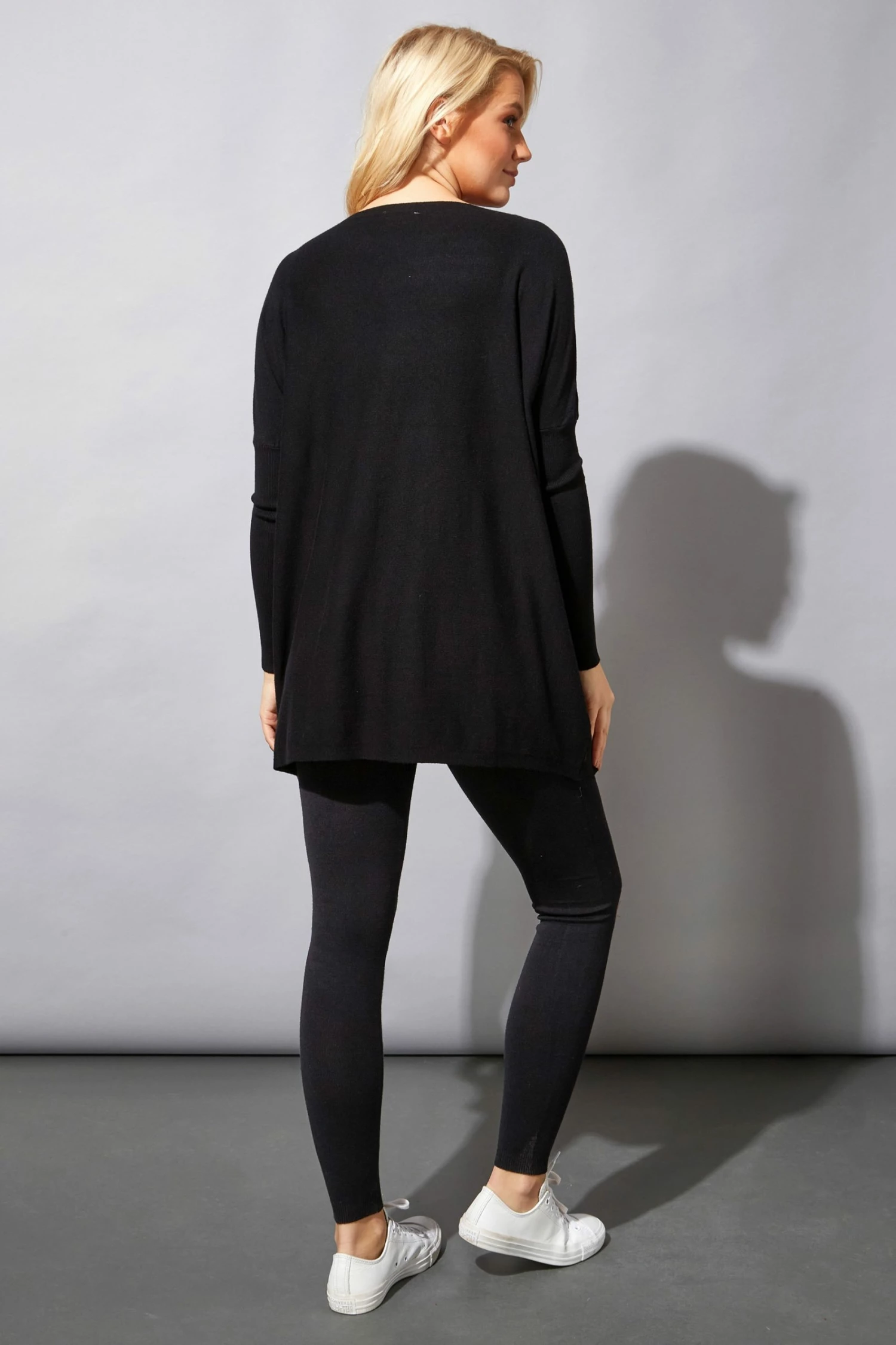 Roman Black Heart Embellished Tunic Lounge Jumper 5 Roman Black Heart Embellished Tunic Lounge Jumper - Image 3