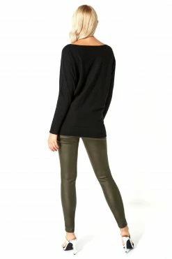 Roman Black Feather Batwing Jumper 9 Roman Black Feather Batwing Jumper -Roman Sales Shop unnamed file 9593