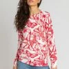 Roman Red Butterfly Print Crew Neck Jumper 1 Roman Red Butterfly Print Crew Neck Jumper -Roman Sales Shop unnamed file 9596