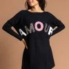 Roman Black Textured Amour Embellished Jumper 1 Roman Black Textured Amour Embellished Jumper -Roman Sales Shop unnamed file 9653