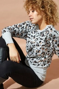 Roman Silver Foil Print Animal Jumper 10 Roman Silver Foil Print Animal Jumper -Roman Sales Shop unnamed file 9672