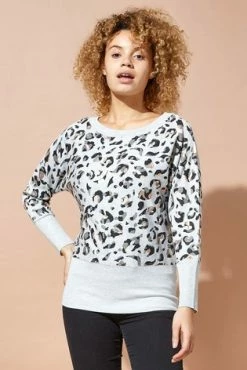 Roman Silver Foil Print Animal Jumper 11 Roman Silver Foil Print Animal Jumper -Roman Sales Shop unnamed file 9673