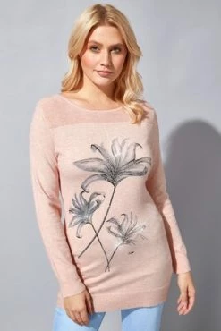 Roman Pink Floral Embellished Jumper 11 Roman Pink Floral Embellished Jumper -Roman Sales Shop unnamed file 9678