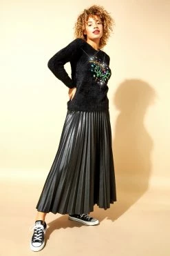 Roman Black Merry & Bright Fluffy Christmas Jumper 9 Roman Black Merry & Bright Fluffy Christmas Jumper -Roman Sales Shop unnamed file 9687