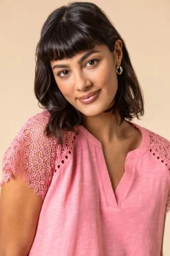 Roman Pink Embroidered Sleeve Jersey T-Shirt 10 Roman Pink Embroidered Sleeve Jersey T-Shirt -Roman Sales Shop unnamed file 9723