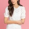 Roman White Puff Sleeve Broderie Detail Top 1 Roman White Puff Sleeve Broderie Detail Top -Roman Sales Shop unnamed file 9743