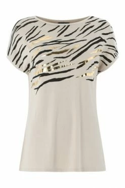 Roman Grey Foil Zebra Print TShirt 14 Roman Grey Foil Zebra Print TShirt -Roman Sales Shop unnamed file 9774