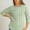 Roman Green Textured Stripe Print Top 1 Roman Green Textured Stripe Print Top -Roman Sales Shop unnamed file 9833
