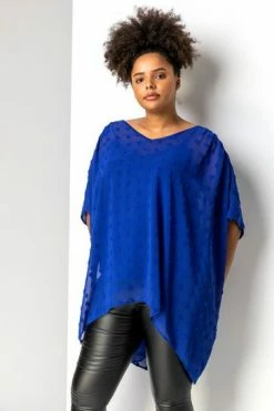 Roman Black Curve Textured Spot Batwing Top 13 Roman Black Curve Textured Spot Batwing Top -Roman Sales Shop unnamed file 9863