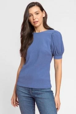 Roman Pink Textured Puff Sleeve Jersey Top 13 Roman Pink Textured Puff Sleeve Jersey Top -Roman Sales Shop unnamed file 9889