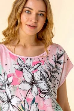 Roman Pink Floral Placement Print Top 10 Roman Pink Floral Placement Print Top -Roman Sales Shop unnamed file 9928