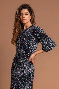 Roman Black Floral Keyhole Detail Fit & Flare Dress 12 Roman Black Floral Keyhole Detail Fit & Flare Dress -Roman Sales Shop unnamed file 997